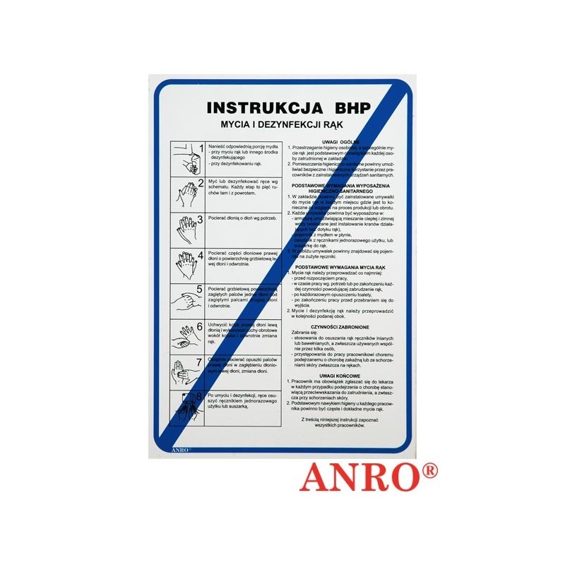ZNAK BEZPIECZEŃSTWA - ANRO - Z-IBG01